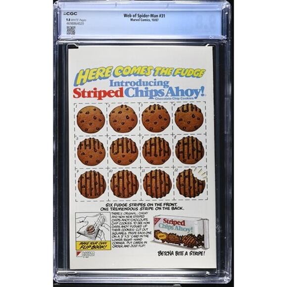 Web of Spider-Man #31 CGC 9.8 WP Kraven App 1987 Part 1 Of 6 Black Suit 864020 - Picture 2 of 2